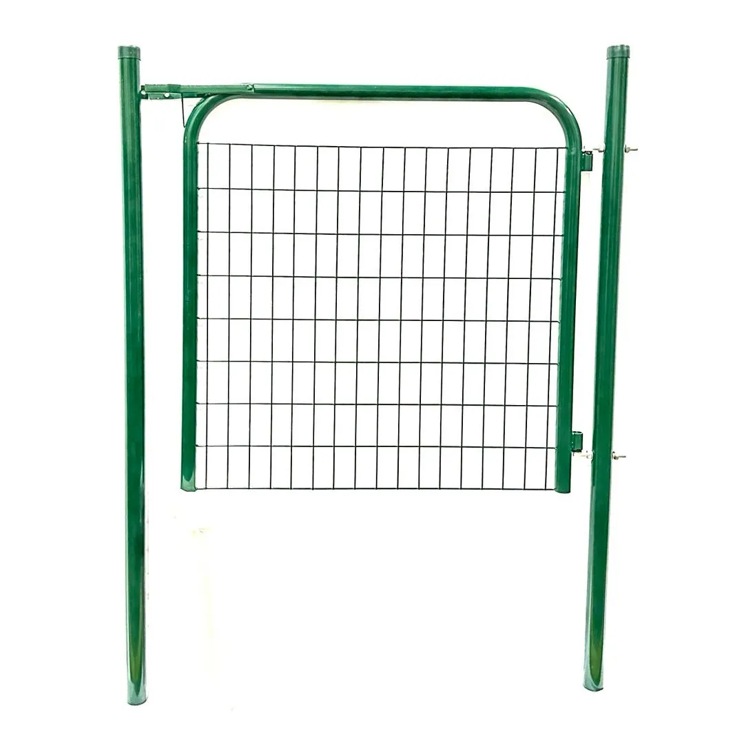 Portillon de Jardin GrillagÃ© avec Loquet Vert   Long. 1m   Haut. 1m