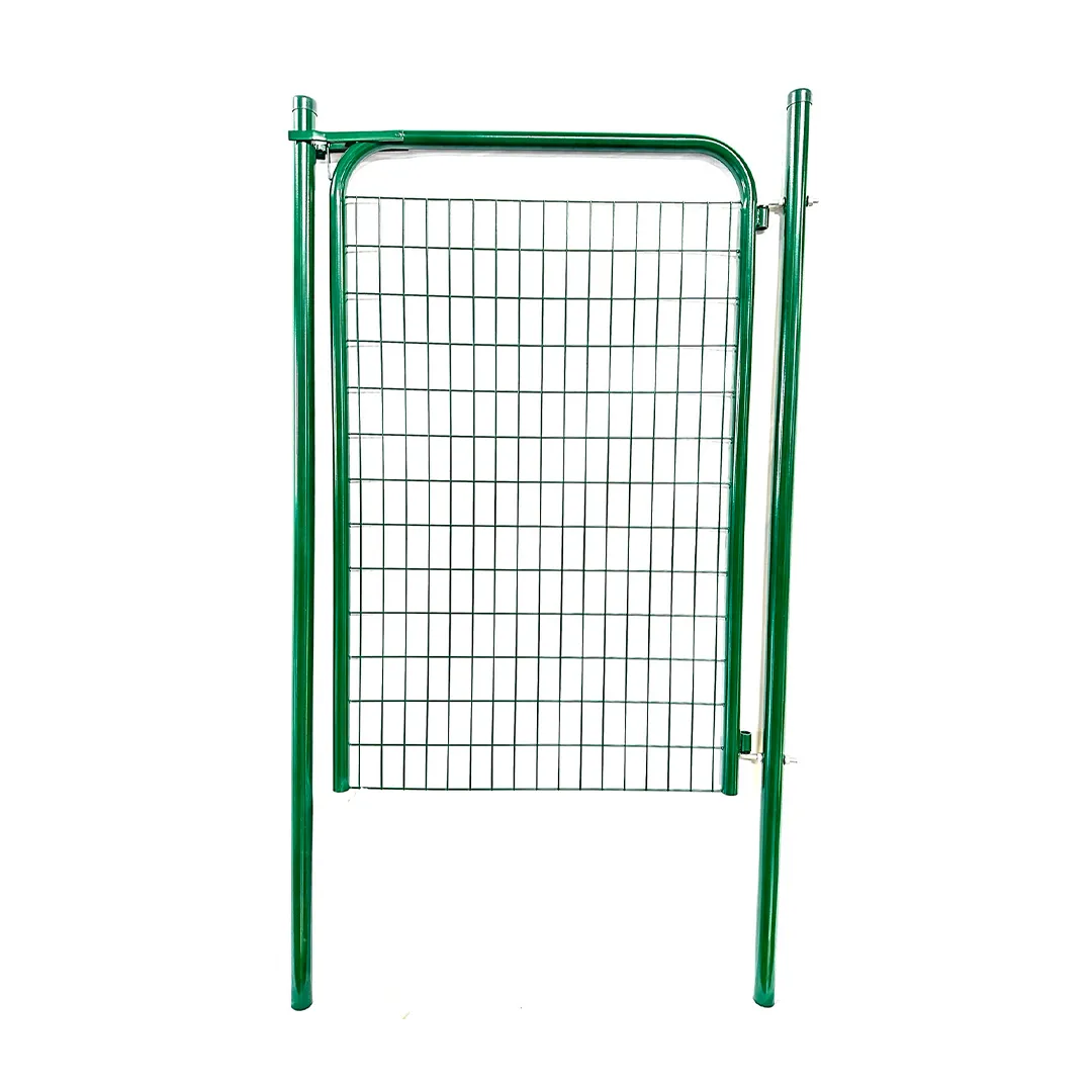 Portillon grillage vert   PlastifiÃ© avec loquet   L 1m H 1.5m