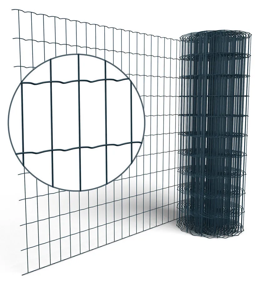 Rouleau Grillage soudÃ© L. 20m x H. 1m  Maille de 100 x 50 mm  Gris