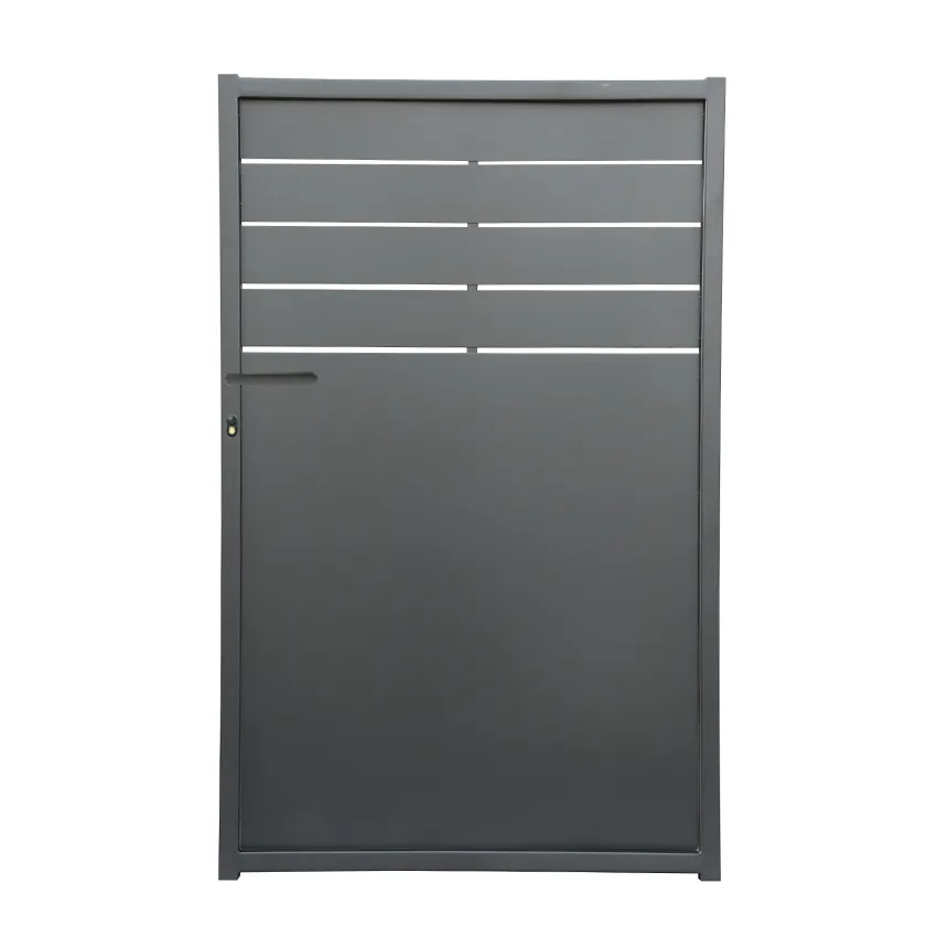 Portillon Fer JASMIN Noir mat   Hauteur 1m60