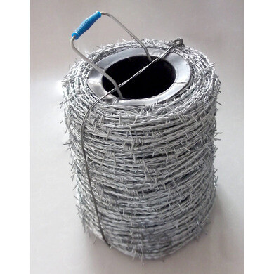 Kit De 2 Rouleaux De Fil Barbelé Hélicoïdal En Acier Galvanisé - 60 Mètres - Pour Clôture Jardin Et Sécurité Extérieure