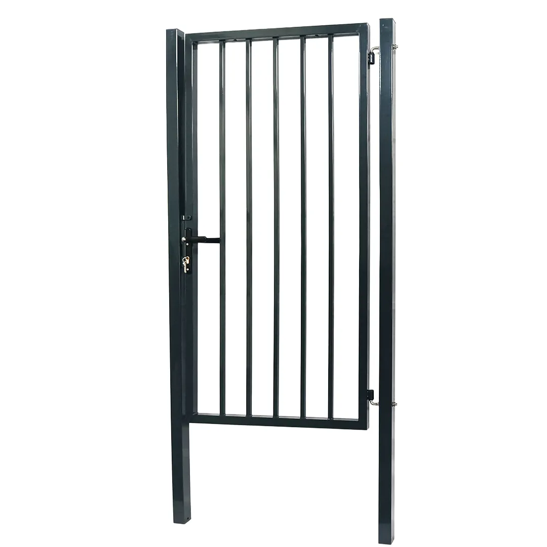 Portillon de Jardin BarreaudÃ© Gris anthracite   Hauteur 1m80