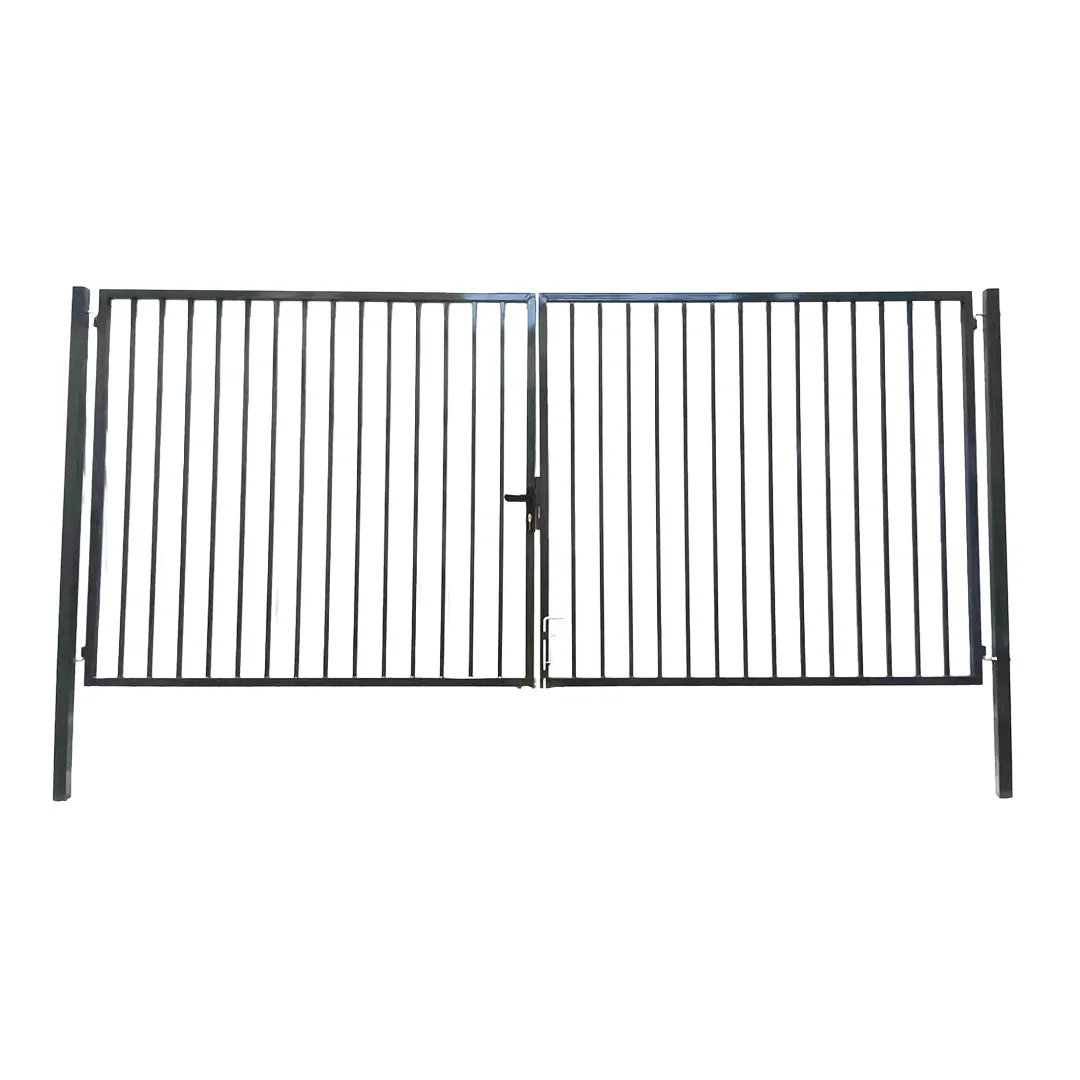 Portail de Jardin BarreaudÃ© Gris   Largeur 4 mÃ¨tres Hauteur 1 mÃ¨tre 80