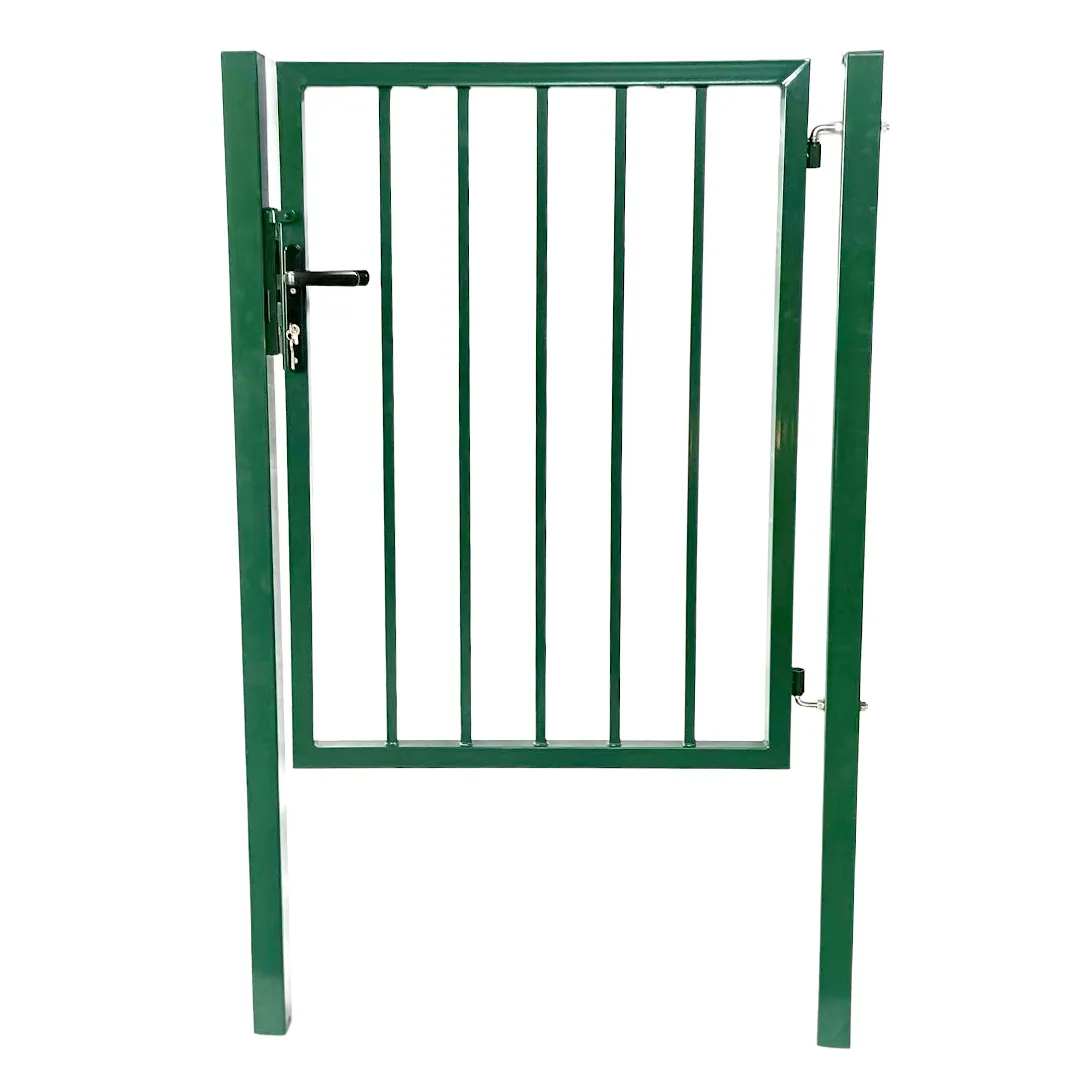 Portillon de Jardin BarreaudÃ© Vert   Hauteur 1 mÃ¨tre 20