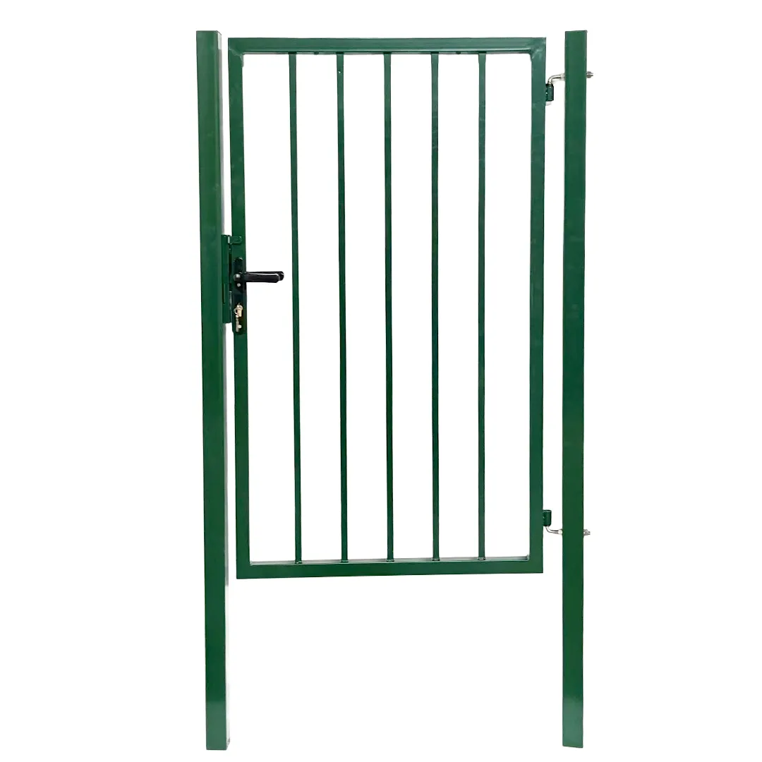 Portillon de Jardin BarreaudÃ© Vert   Hauteur 1m50