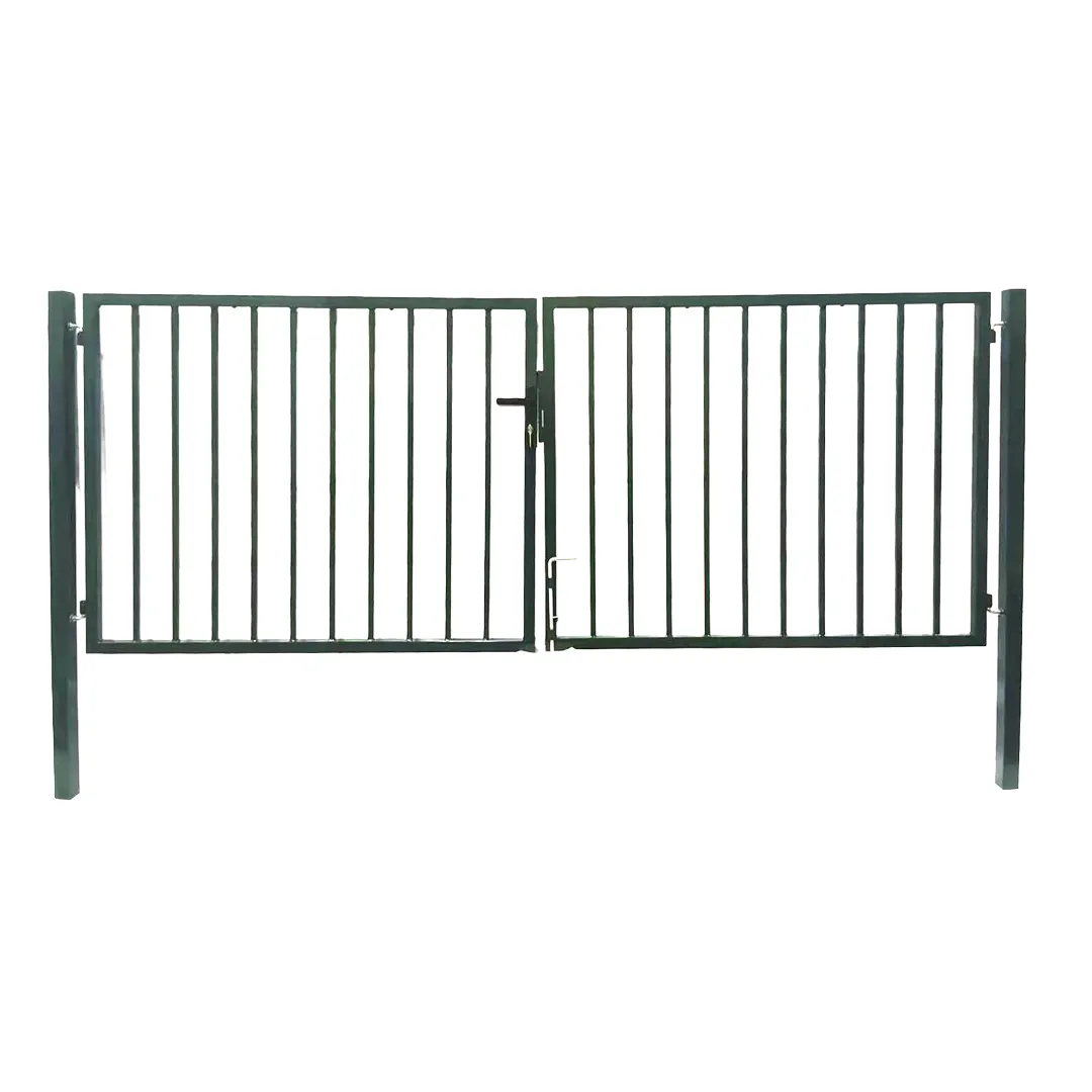 Portail de Jardin BarreaudÃ© Vert   Largeur 3 mÃ¨tres Hauteur 1 mÃ¨tre 20