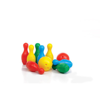 Jeu De Bowling Enfant Atoz – 10 Quilles Et 2 Balles – Multicolore – Dès 3 Ans – Adresse Et Coordination