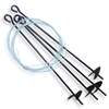 Kit d'ancrage Sol Mou pour Abri de Jardin et Garages en Métal  - OOGarden