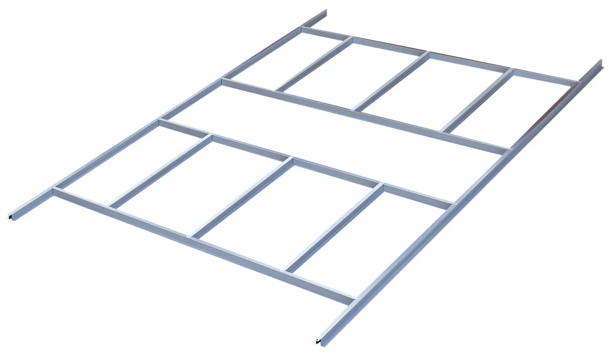 Structure plancher pour abri de jardin métal 8.93m²