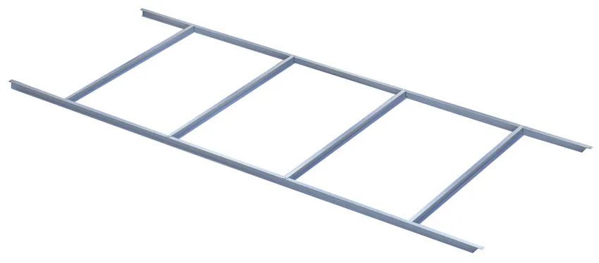 Structure plancher pour abri de jardin métal 5,29m²