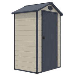 Abri de jardin résine 1,39m² - Beige - OOGarden