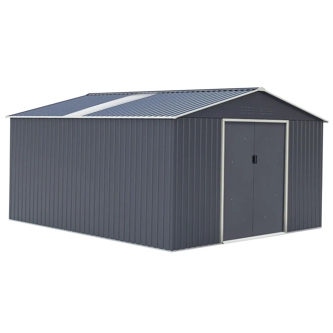 Abri de jardin mÃ©tal anthracite 15.16 m2