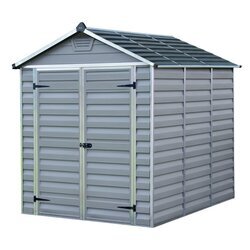 Abri de Jardin en Résine SKYLIGHT 6x8  4,3m²  Gris avec Plancher - CANOPIA