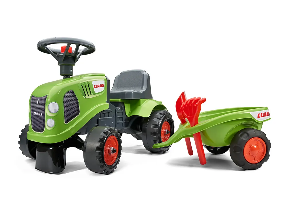 Forwarder Traktor Claas mit Anhänger