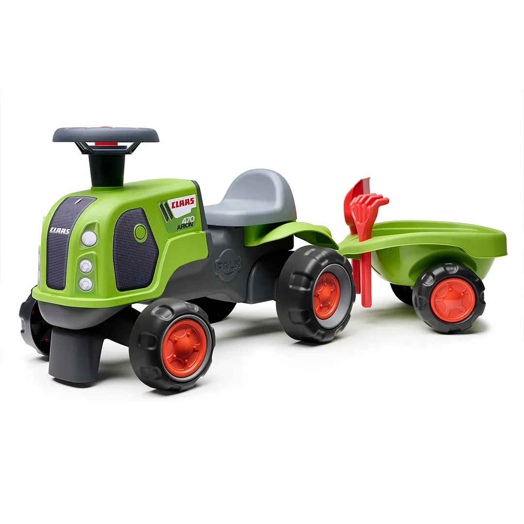 Porteur Tracteur Claas BÃ©bÃ© Avec Remorque Et Roues Silencieuses