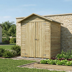 Tuinhuisje in behandeld hout LAVAL 2,6m² inclusief vloer, Dik. 13mm - OOGarden