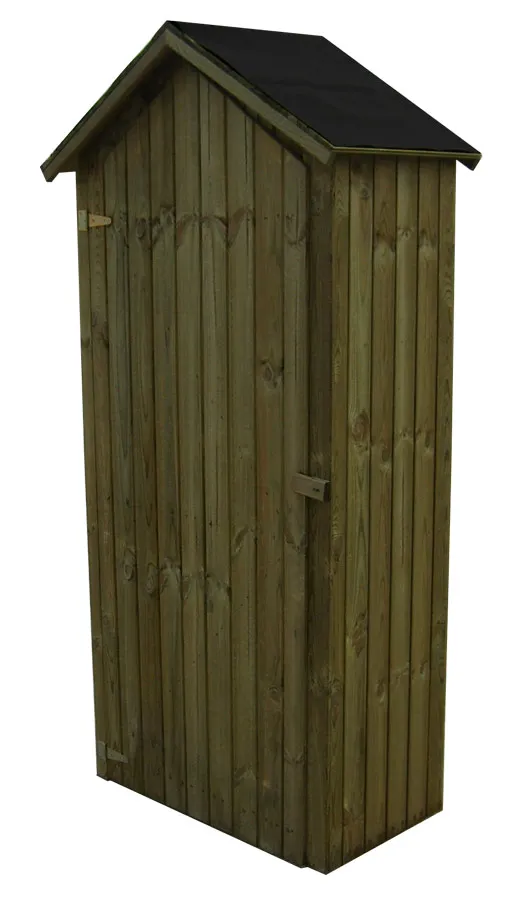 Armoire de jardin en bois traitÃ© 90x51x210 cm