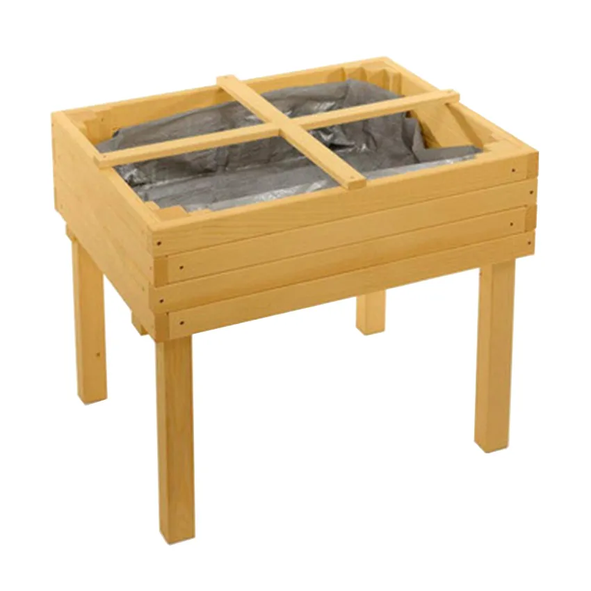 Carré potager pour enfant en bois sec