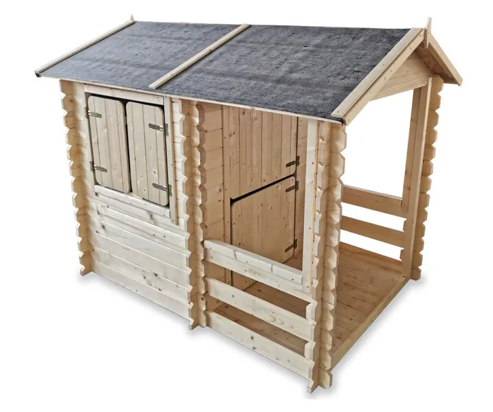 Maisonnette enfant en bois avec terrasse Tao