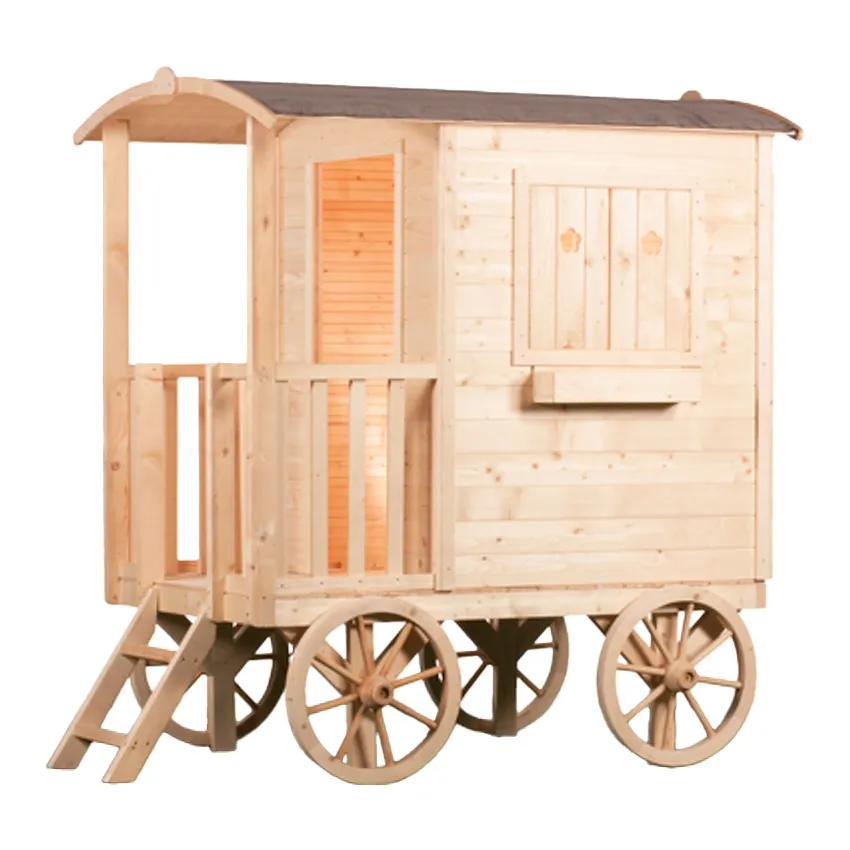 Holzhäuschen Wohnwagen Country