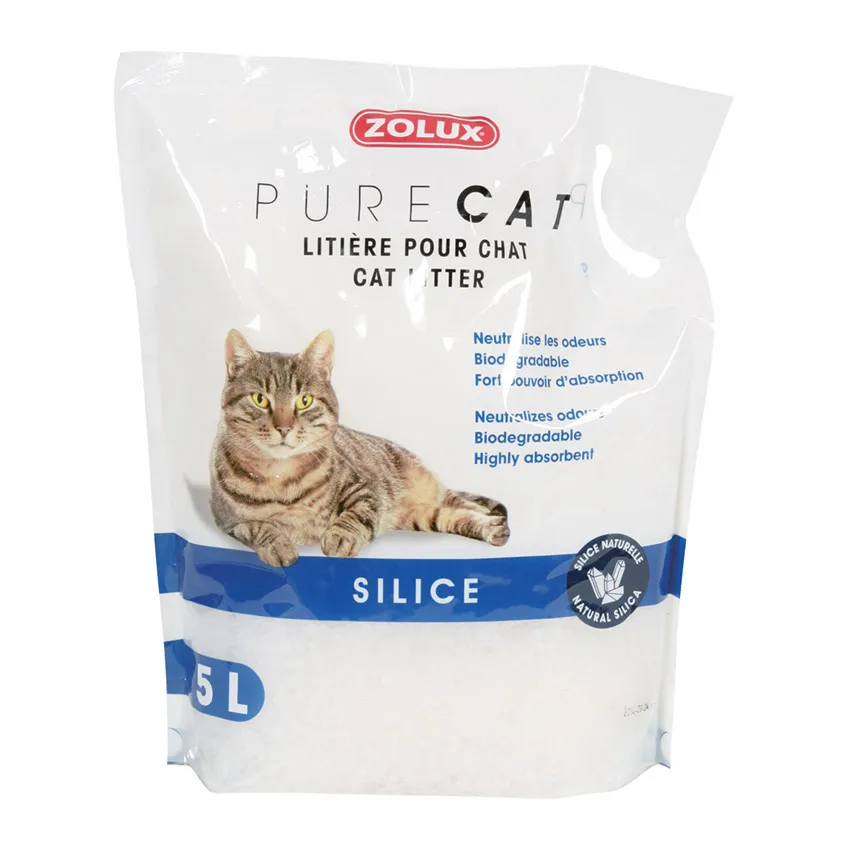 LitiÃ¨re Purecat Silice nature 5L