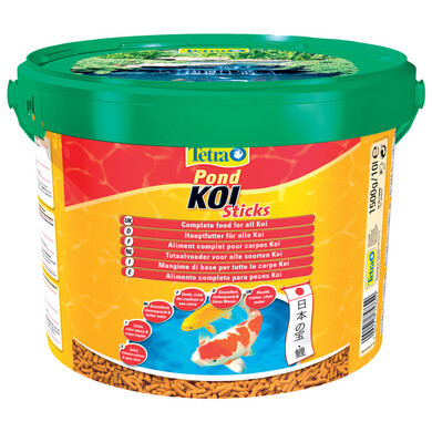 Nourriture pour poissons koi tetra pond koi sticks 10l