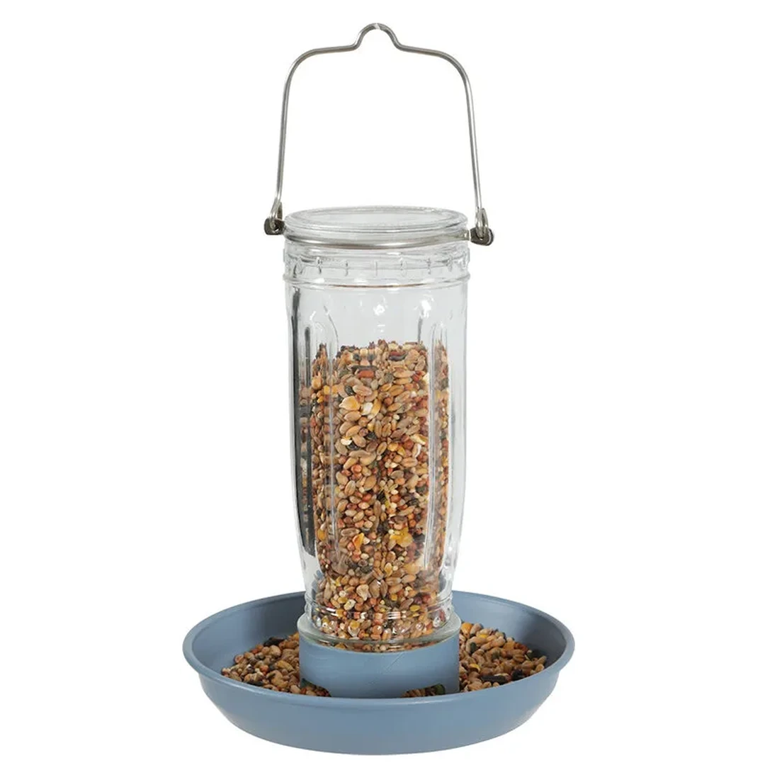 Dôme Protecteur Transparent Pour Mangeoire à Oiseaux - 33cm De Diamètre, Avec Crochets, Anti-écureuils Et Intempéries