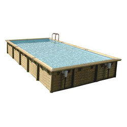Piscine bois rectangulaire Linéa 8,00 x 5,00 x 1,40 m - UBBINK