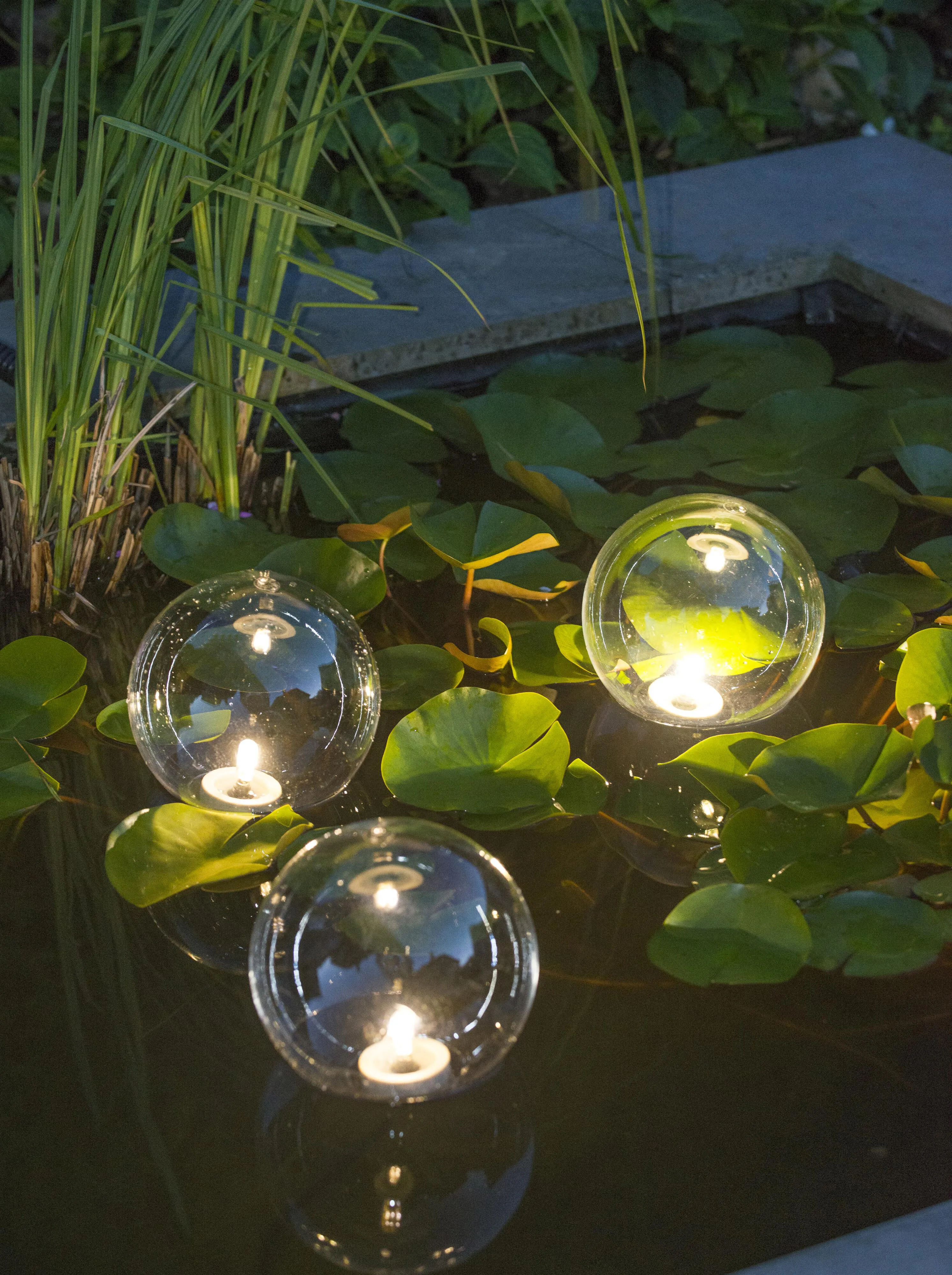 Lot de 3 LED sphÃ¨res flottantes pour bassin MultiBright Float 3