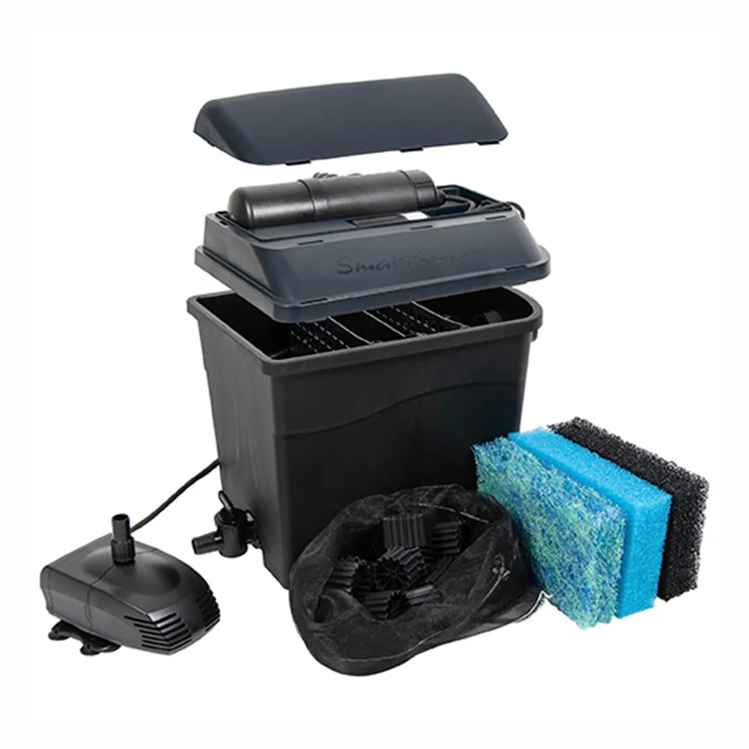 Filtre Gravitaire pour Bassin SMARTCLEAR 6000 PLUSSET Avec UV Et Pompe