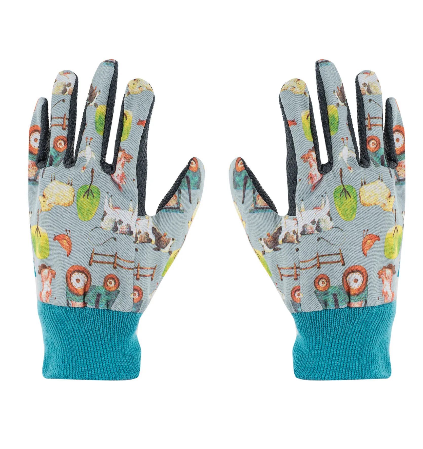 Gants de jardinage enfants Farmer Bleu T5