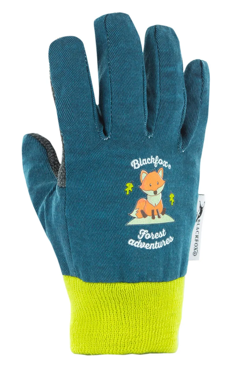 Gants de Jardinage Enfants Happy Bleu