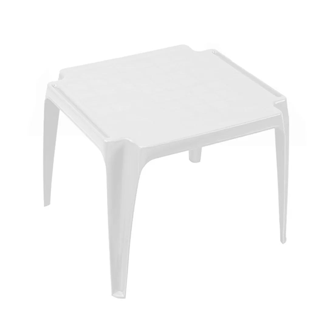 Table de jardin en plastique pour enfant coloris blanc