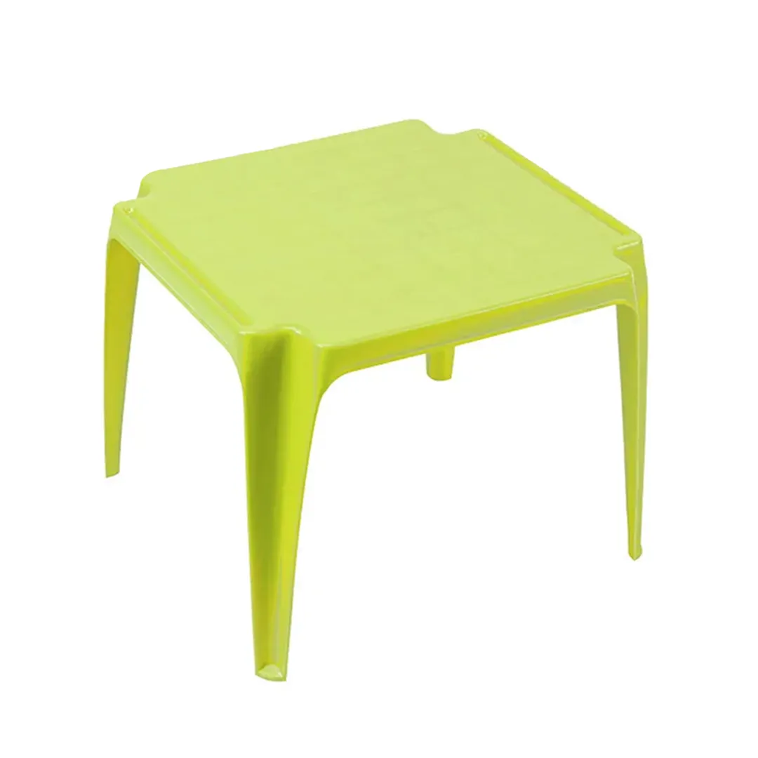 Table de jardin en plastique pour enfant coloris vert