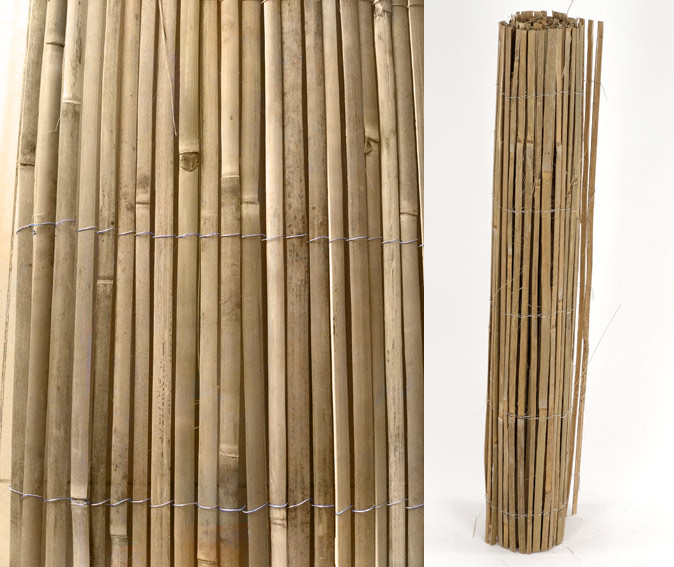 Canisse en bambou fendu L.3 x H.1,2 m