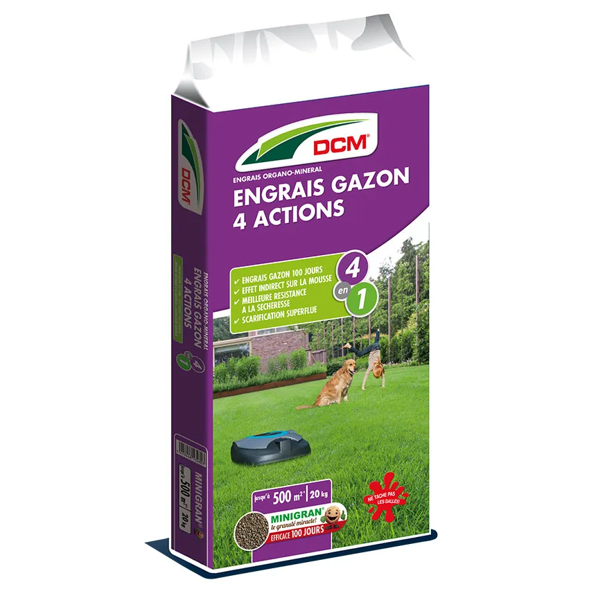 Engrais Gazon 4 actions 20kg