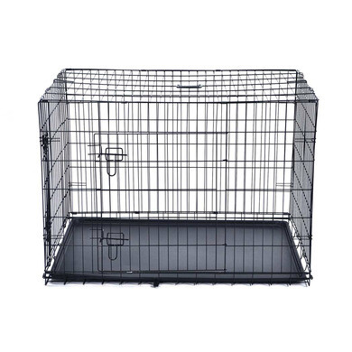 Cage en métal pliable pour chien XXL - Noir