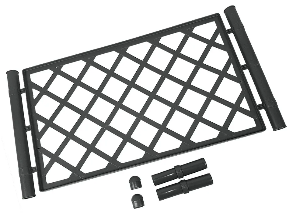 Kit rectangulaire treillis gris anthracite