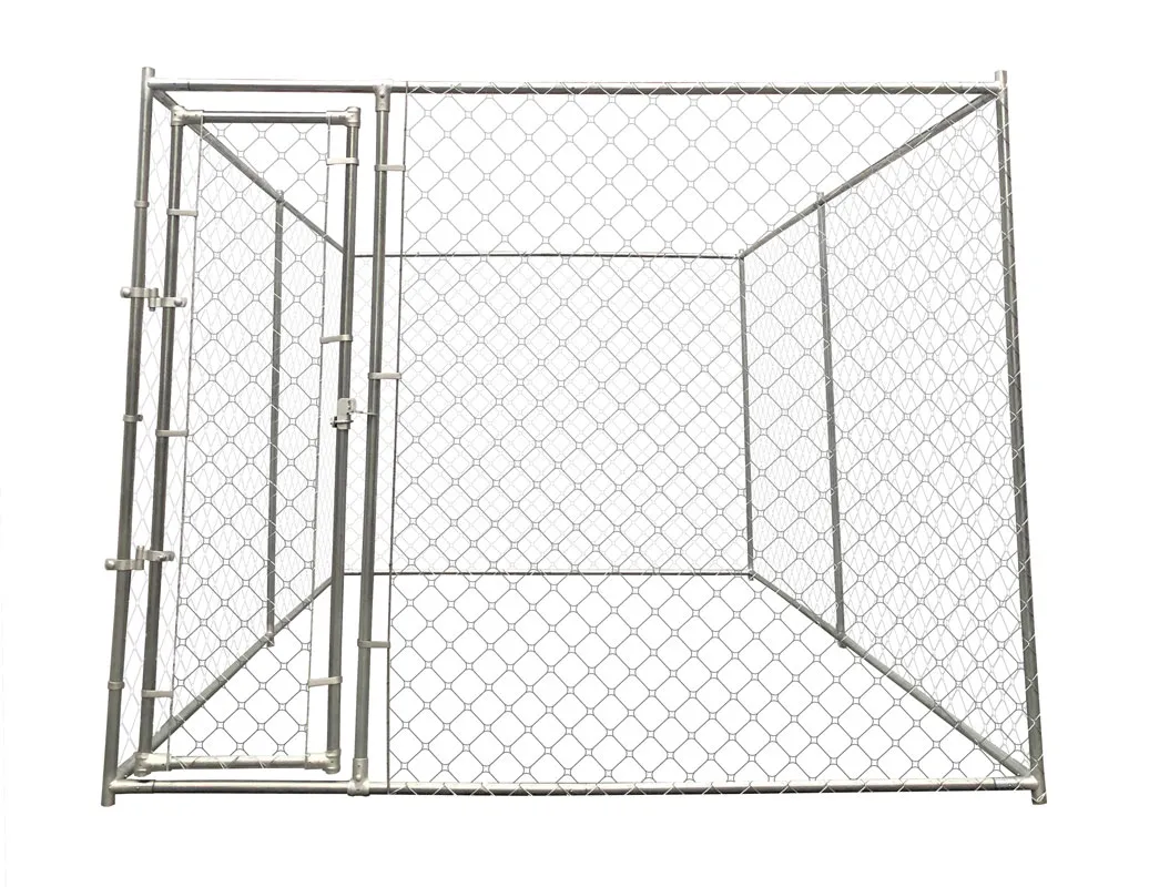 Chenil pour chien grillagé acier galvanisé 4.5 m² Hauteur 1m82
