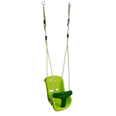 Balançoire bébé AXI - Gris & blanc - Siège de luxe - Pour jardin extérieur - Jeux - Jouets