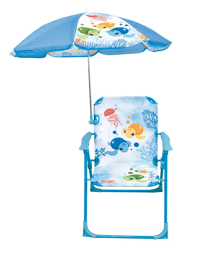 Chaise avec parasol Tortue