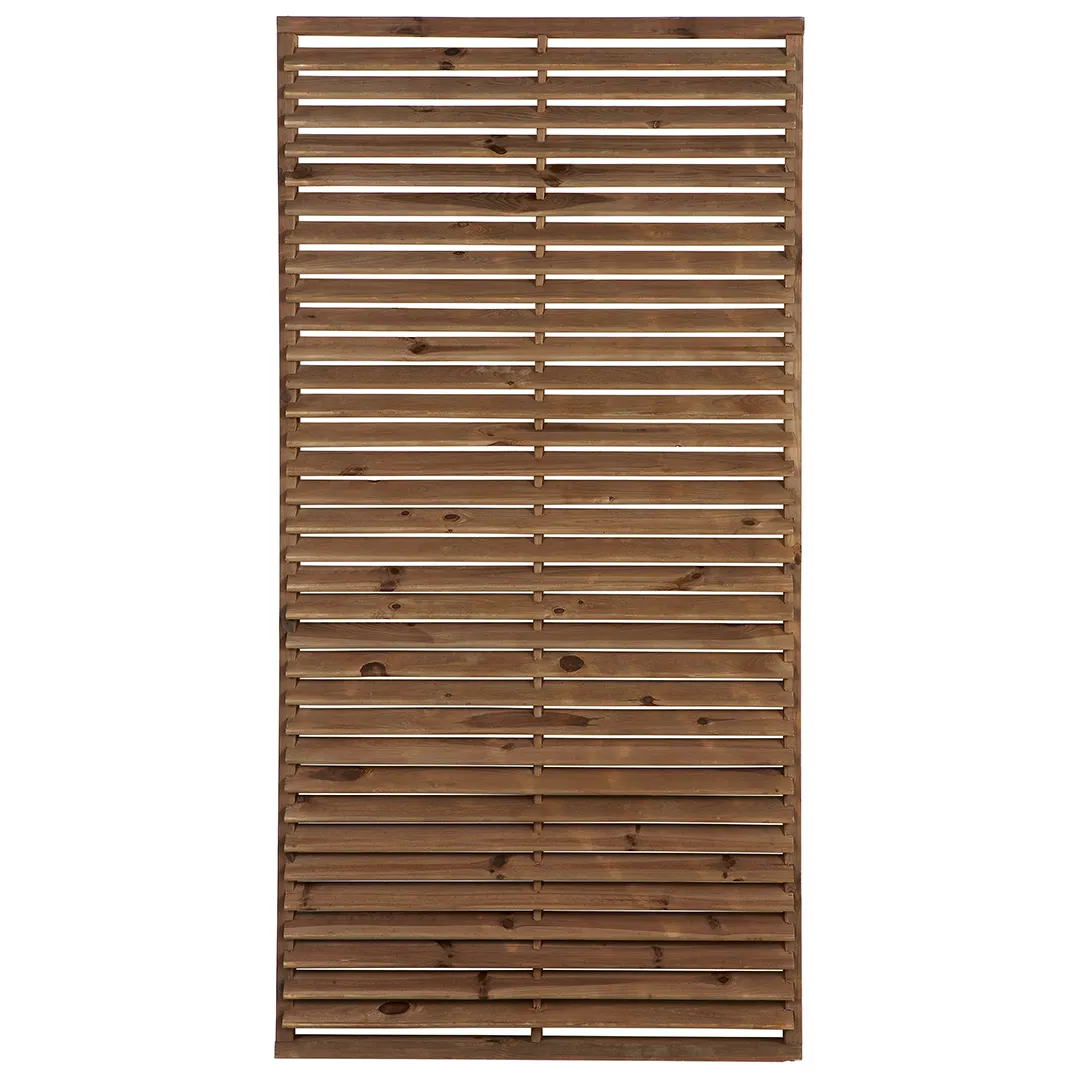Durchbrochener Schirm Jalousie Holz Dicke 7,5 mm B 90 x H 180 cm