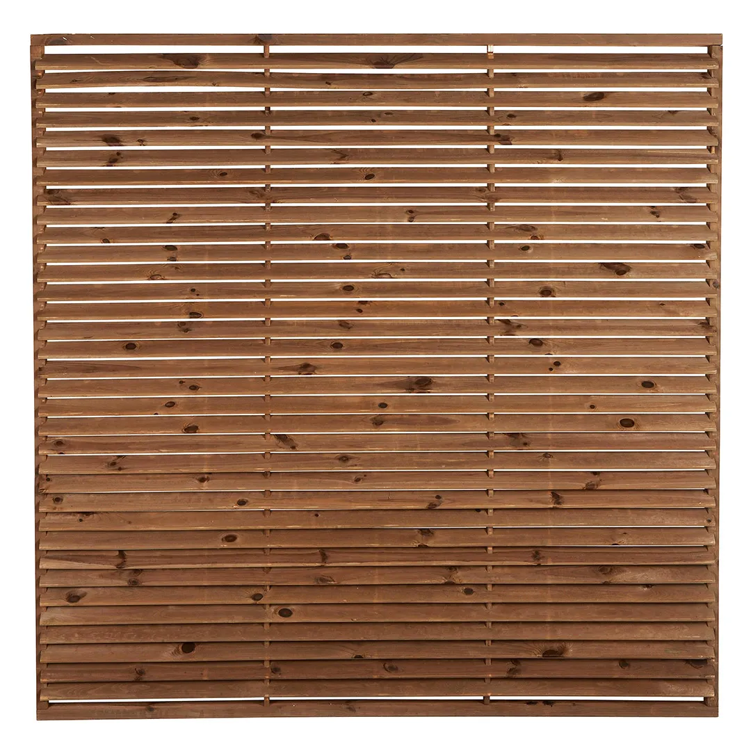 Durchbrochener Schirm Jalousie Holz Dicke 7,5 mm B 180 x H 180 cm