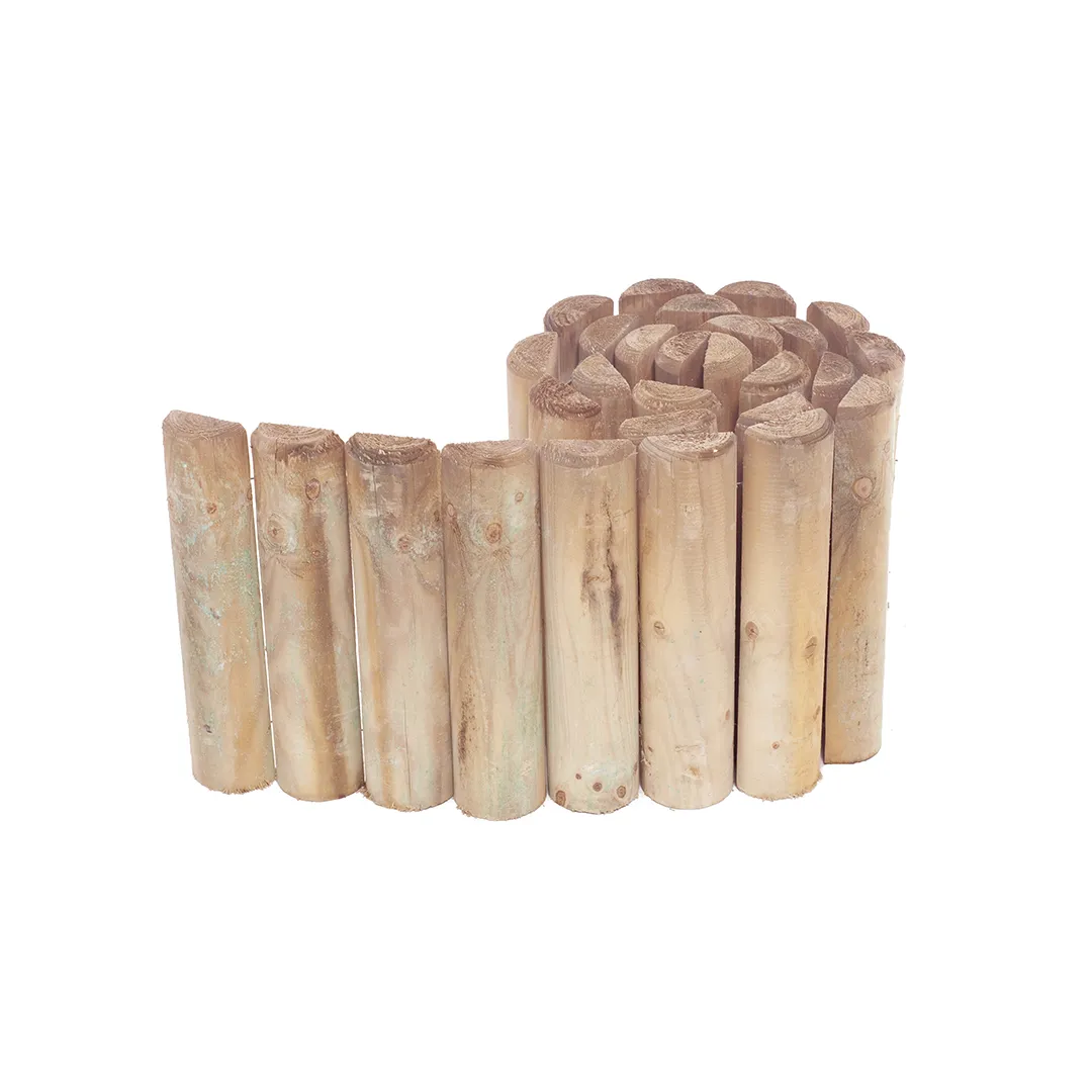 Bordure de jardin en bois flexible 200 cm SILOUX