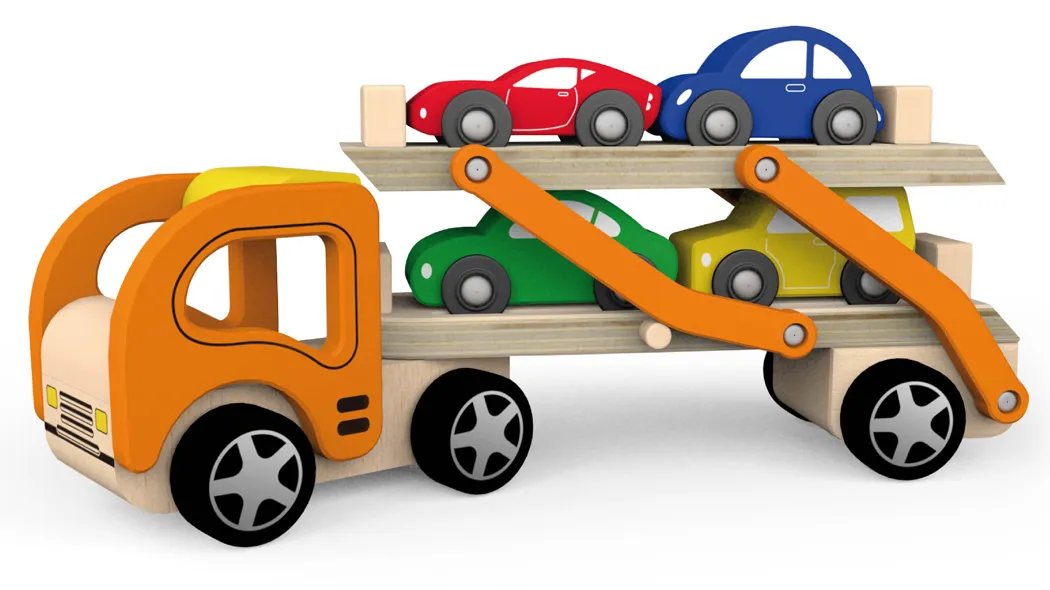 Autotransporter aus Holz