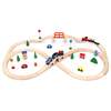 Circuit De Train Et Véhicules En Bois - Univers Thomas - Bon État