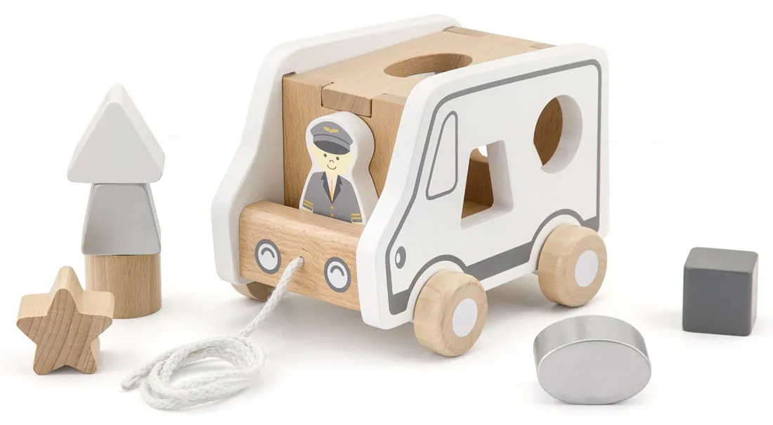 Boîte à forme voiture à tirer