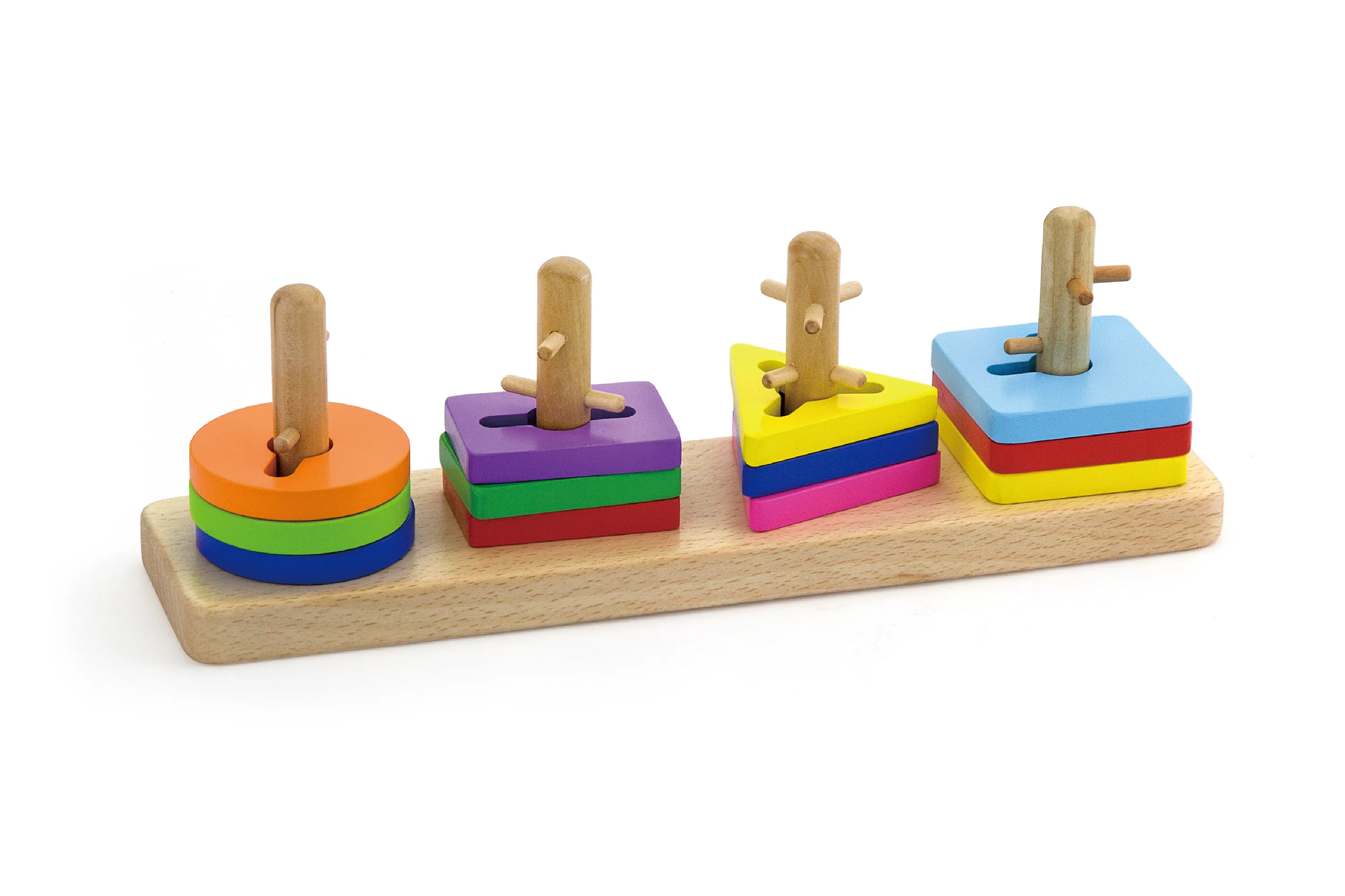 Jeu d'assemblage Montessori 4 formes