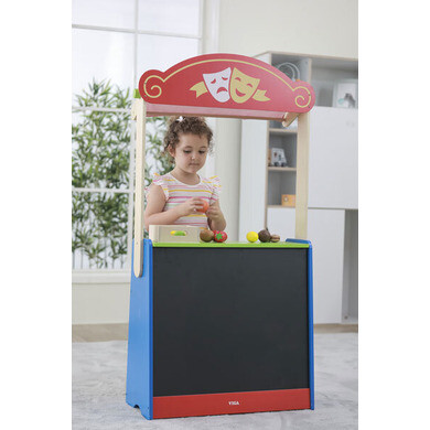 Jouéco joueco theater en winkel met accessoires, 2in1