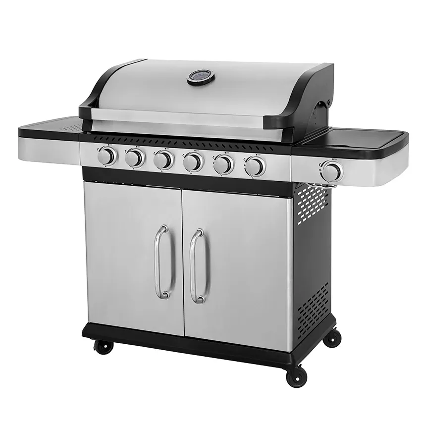 Barbecue gaz 6 feux et rÃ©chaud DAKOTA